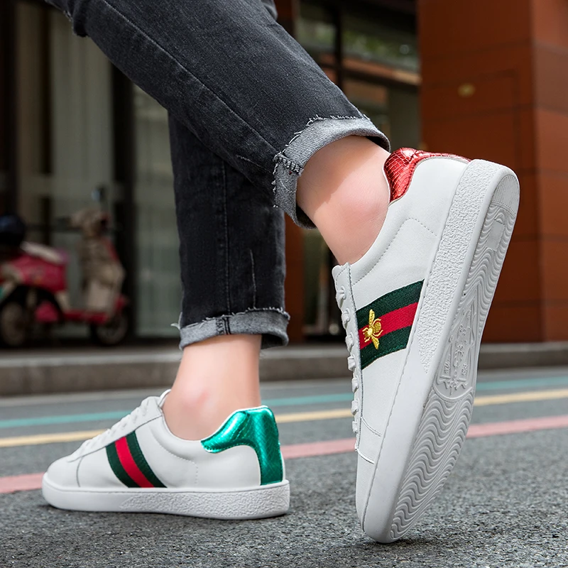 Sneakers Man Flat High-quality Casual Sports Leather Comfortable Walking Shoes Luxury Design Original Skate Shoes for Men