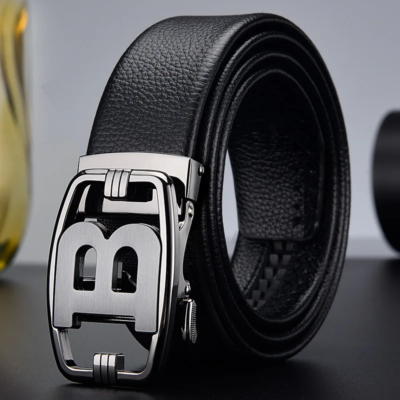 Luxury Brand Men Belt High Quality Leather Business Designer famous Belts for men Jeans Strap Male Metal Buckle belt