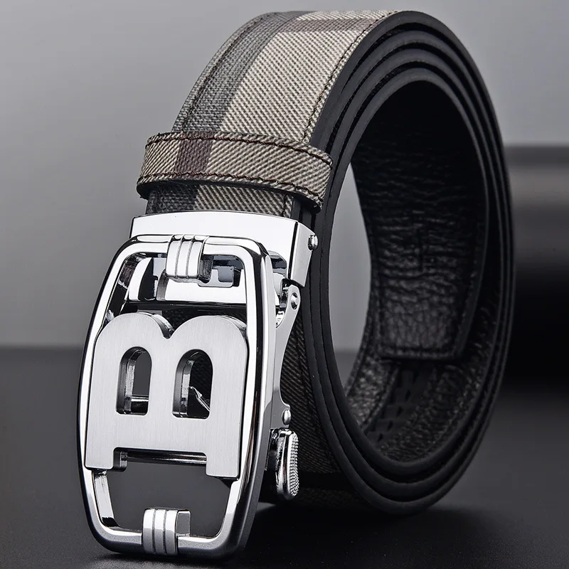 Luxury Brand Men Belt High Quality Leather Business Designer famous Belts for men Jeans Strap Male Metal Buckle belt