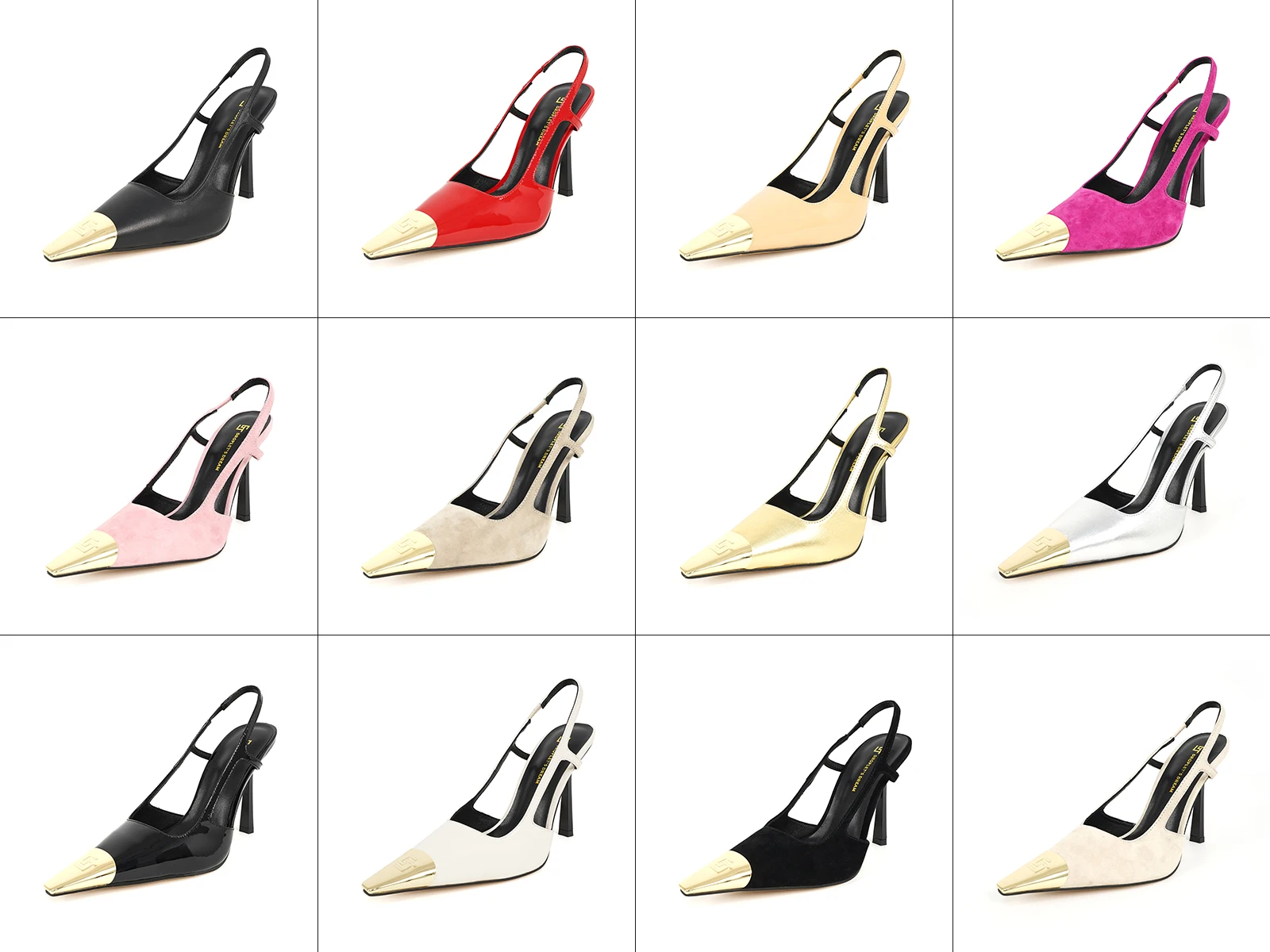 2024Women's Cowhide High Heels Hollow Out Women's Shoes Fashionable and Sexy Office Sandals Iron Headed Banquet Party High Heels