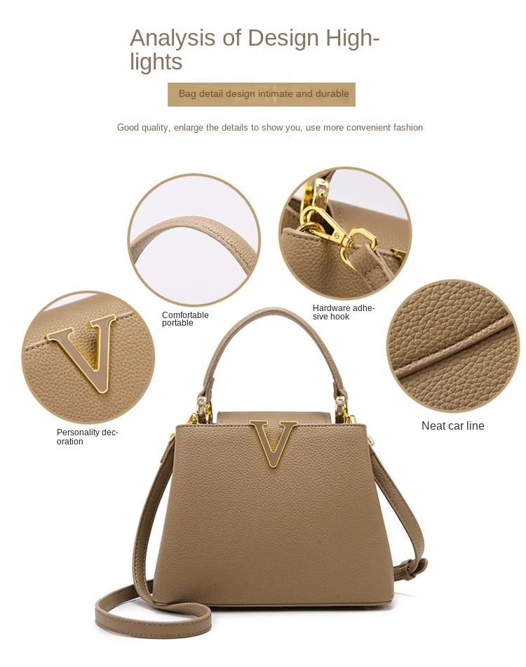 New Summer Versatile Women's Bag High-end Sense Exquisite Handbag Crossbody Commuter Women's Bag
