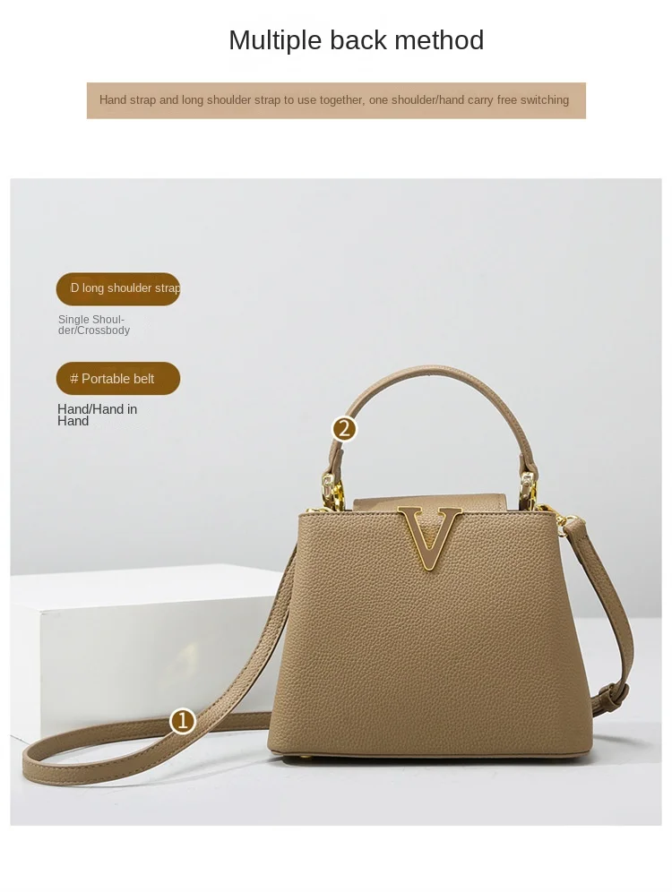 New Summer Versatile Women's Bag High-end Sense Exquisite Handbag Crossbody Commuter Women's Bag