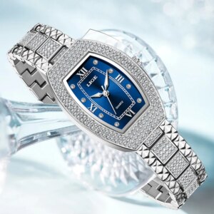 LIGE Top Brand Luxury Watches for Woman Fashion Elegant Stainless Waterproof Luminous Diamond Quartz Women's Watch Montre Femme