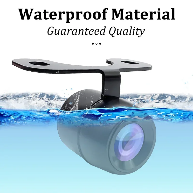 Bileeko Car Reverse Cam HD Night Vision Wide Angle Rear View Parking Camera Waterproof CCD LED Auto Backup Monitor Color Image