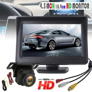 Car Backup Camera System with 10.92cm HD LCD Display - Easy Installation, Universal Fit  - Safety Parking Backup Camera