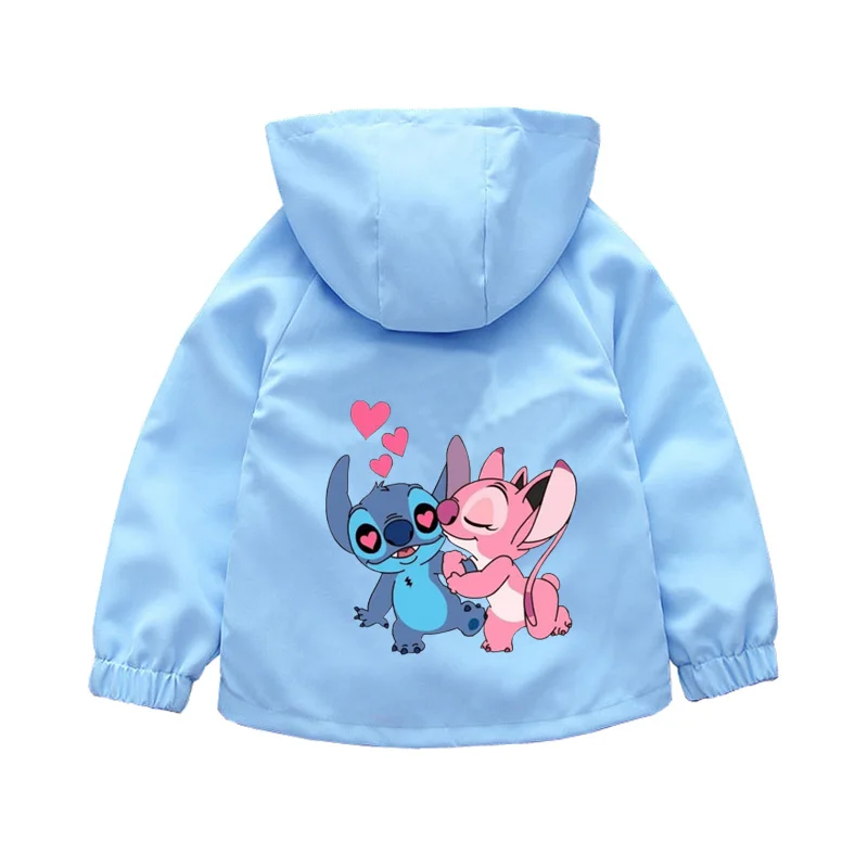 Sanrio Girls Cartoon Kuromi Cinnamoroll Jacket Hello Kitty ‌Princess Coats Spring Autumn Kids Hooded Jackets Casual Outerwear