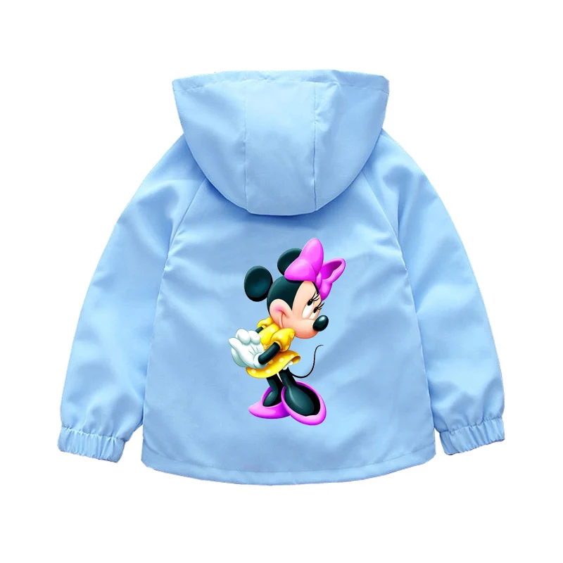 Sanrio Girls Cartoon Kuromi Cinnamoroll Jacket Hello Kitty ‌Princess Coats Spring Autumn Kids Hooded Jackets Casual Outerwear