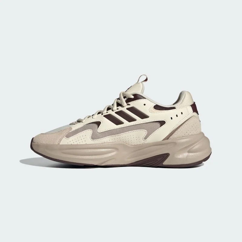 Adidas Cushioning Lightweight Comfortable Outdoor Unisex Thick-Soled Wear-Resistant Dad Shoes Classic Trefoil Ozwave 2.0 Everyday Low-Top Dad Shoes Simple Design Versatile Leg-Lengthening Commuting Height-Increasing Sneakers Trendy Couple Style Jr3201