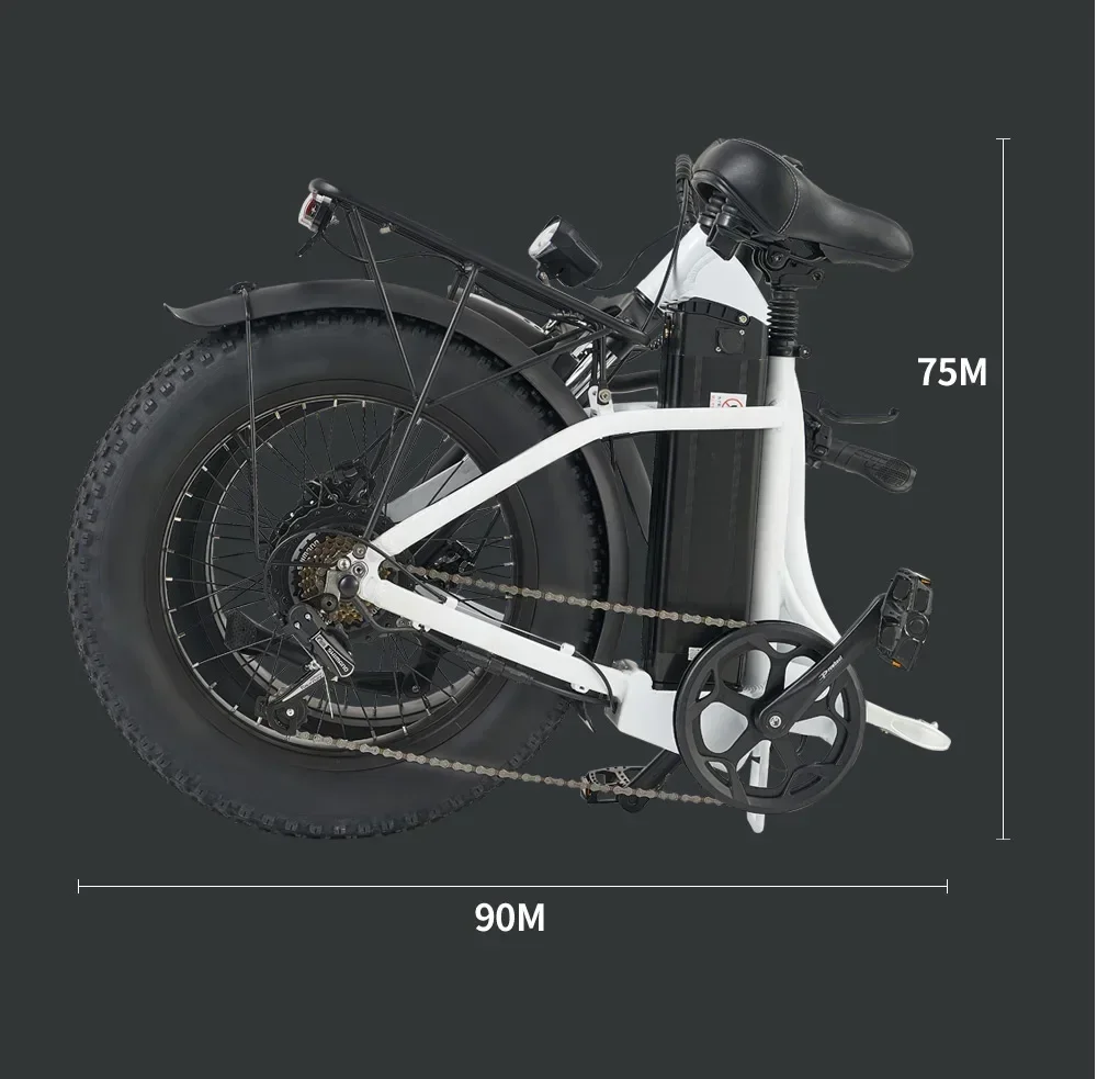 1000W motor 48V 20AH battery Australian warehouse Ebike L20 Fatbike Folding 20 Inch MTB Snow Bike with 50KM/H Electric