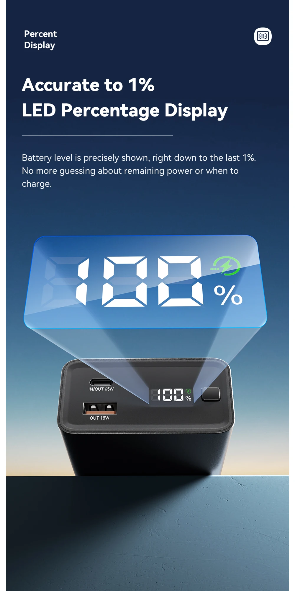 Essager Power Bank 20000mAh Portable PD 65W Fast Charging  Mobile Phone External Battery Powerbank For iPhone17 16 15 Laptop Mac