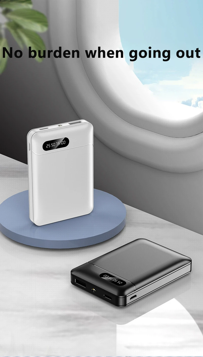 VIVO 30000mAh Power Bank 5V/2.1A Large Capacity Portable External Battery LED Digital Display Outdoor Power For IPhone Android