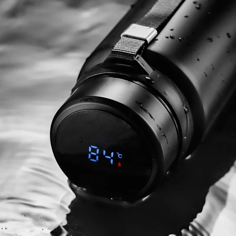 1000ML Smart Thermos Bottle Keep Cold and Hot Bottle Temperature Display Intelligent Thermos for Water Tea Coffee Vacuum Flasks