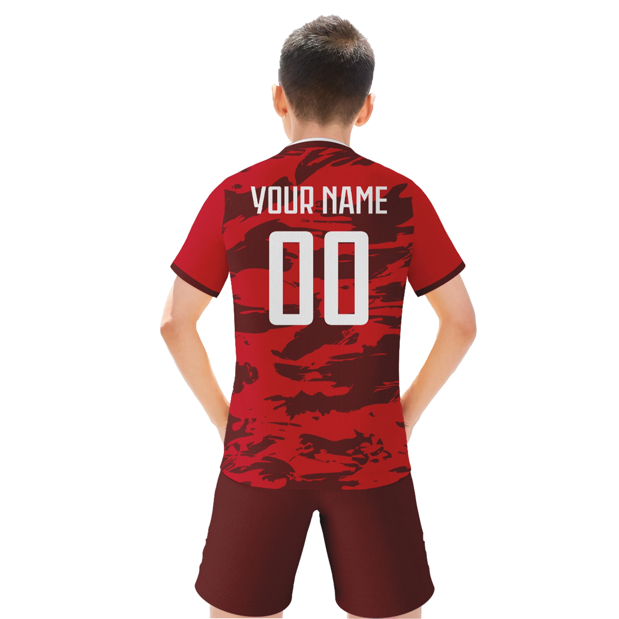 Custom Canada Football Jersey for Kids Personalized Soccer Team Training Shirt with Name Number Boys Girls Fans Soccer Uniform