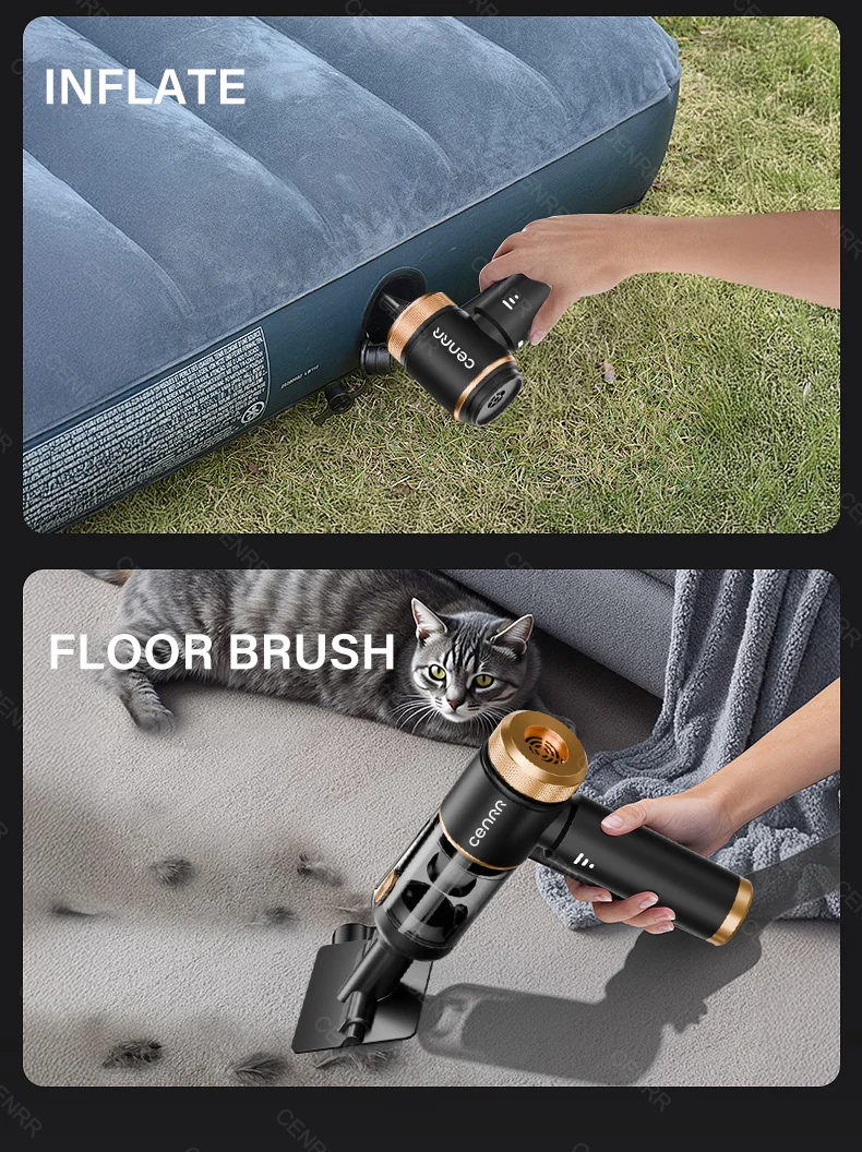 CENRR 2026 Car Vacuum Cleaner Mini 998000PA Cordless Powerful for Home Handheld Blower Car Cleaner Portable Car Vacuum Cleaner