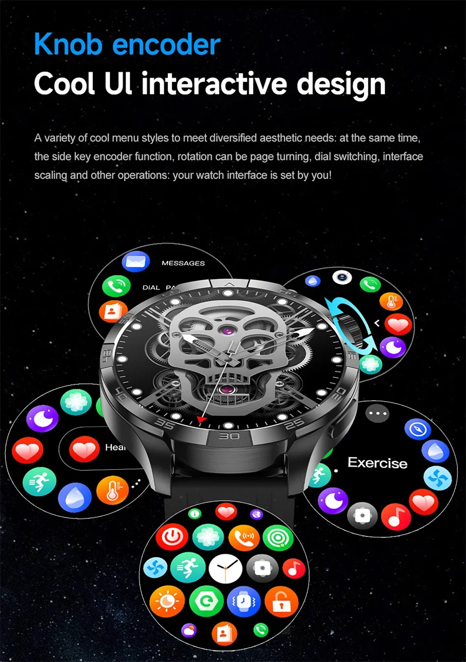 2026 Smart Watch Always display AMOLED NFC Bluetooth Call GPS trajectory Waterproof Health Sport Smartwatch Men for Android iOS