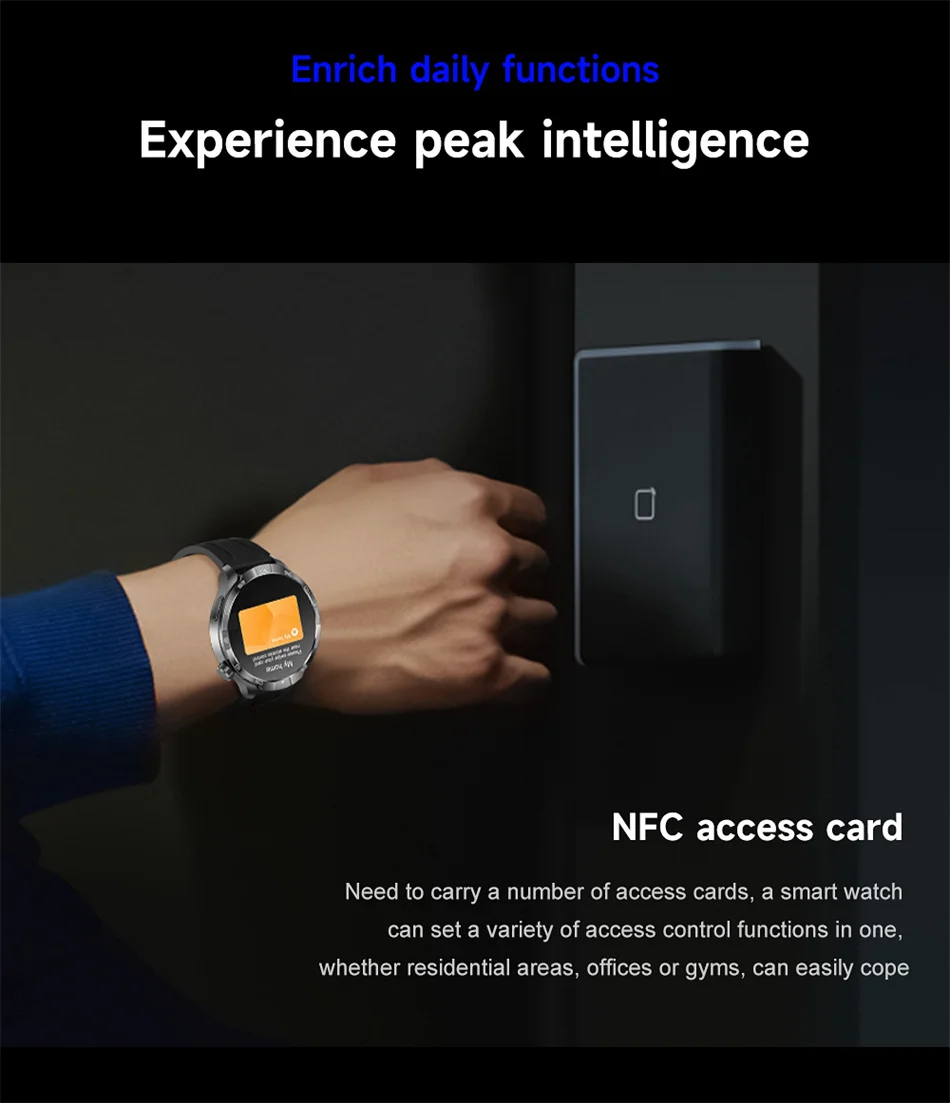 2026 Smart Watch Always display AMOLED NFC Bluetooth Call GPS trajectory Waterproof Health Sport Smartwatch Men for Android iOS