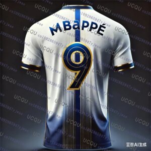 2026 New Special Edition Mbappé No.9 Football Jersey Overszied Training Uniform Breathable Quick Dry Fashion Tshirt Kid/Adult