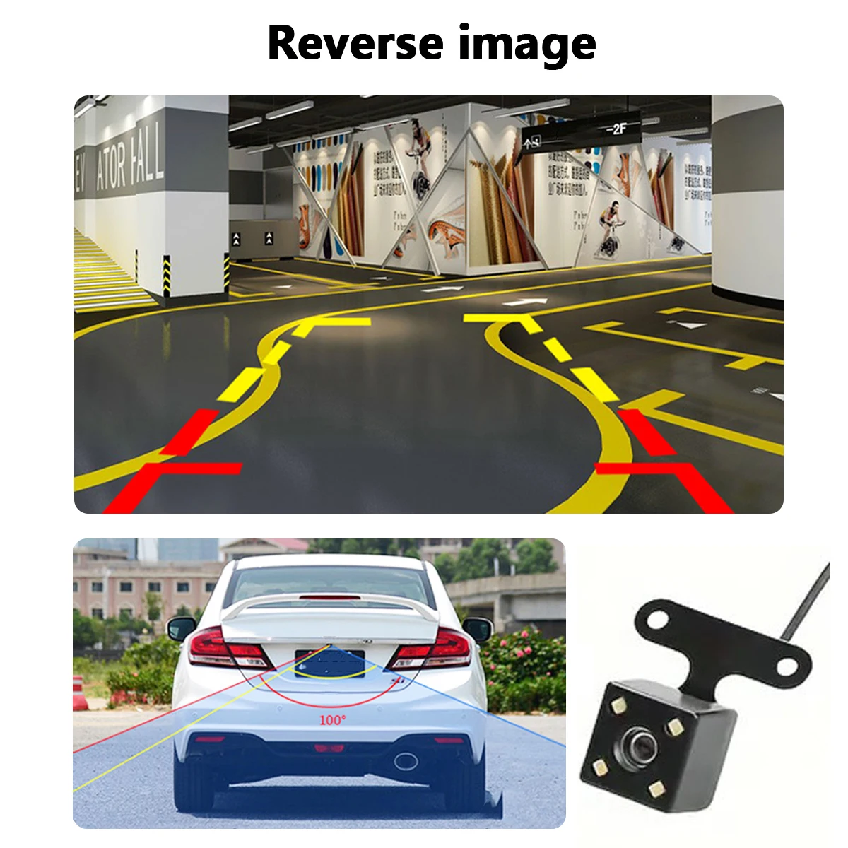 1080P Dash Cam for Car 2/3 Lens Options Front Rear Interior Surveillance & Drive Recorder