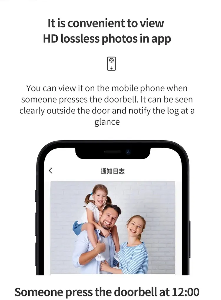 Wireless WiFi Video Doorbell for Home Security - HD Camera, Night Vision, Two-Way Intercom & Voice Change Feature