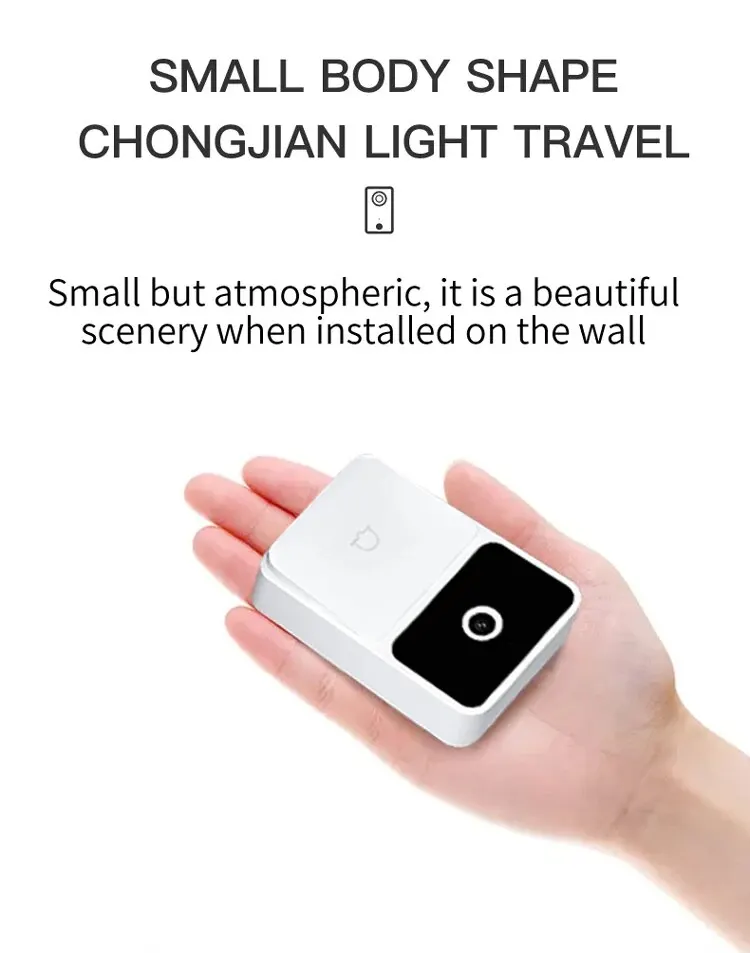 Wireless WiFi Video Doorbell for Home Security - HD Camera, Night Vision, Two-Way Intercom & Voice Change Feature