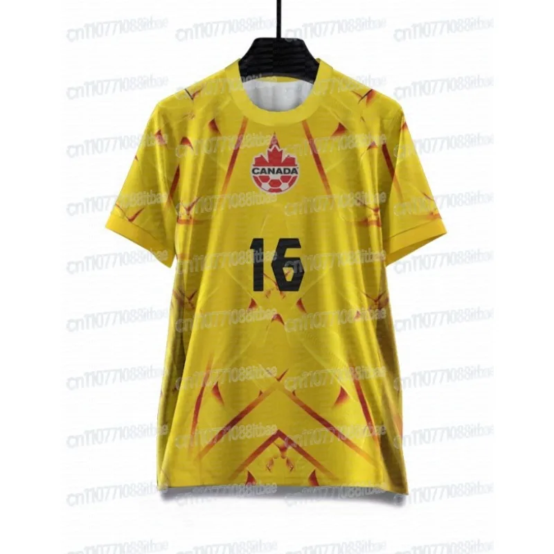 2026 Canadian National Popular Football Jerseys Summer Breathable Fast Drying Lightweight Sports T-shirt Family Outfit