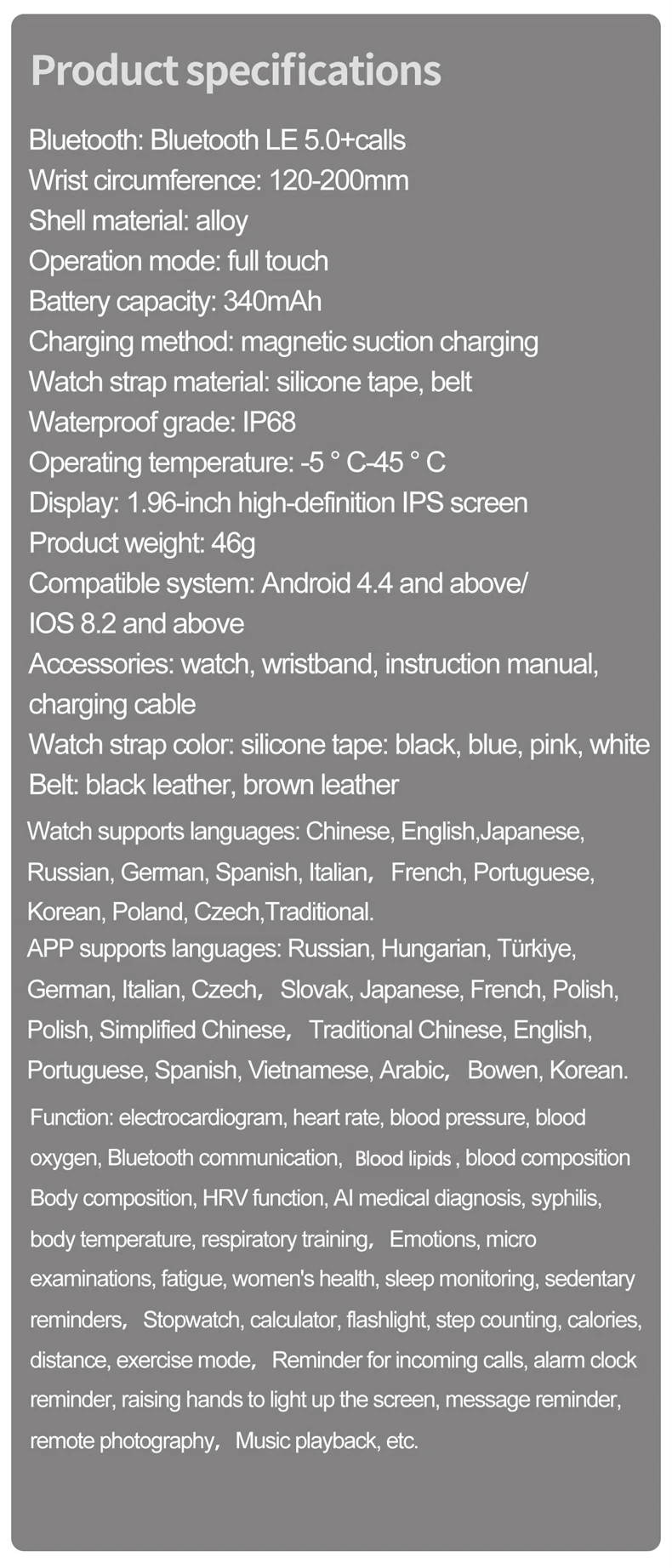 2025 New For XIAOM1 ECG+PPG Blood Fat Uric Acid Health Smartwatch Men Women Heart Rate Blood Pressure Bluetooth Call Smart Watch