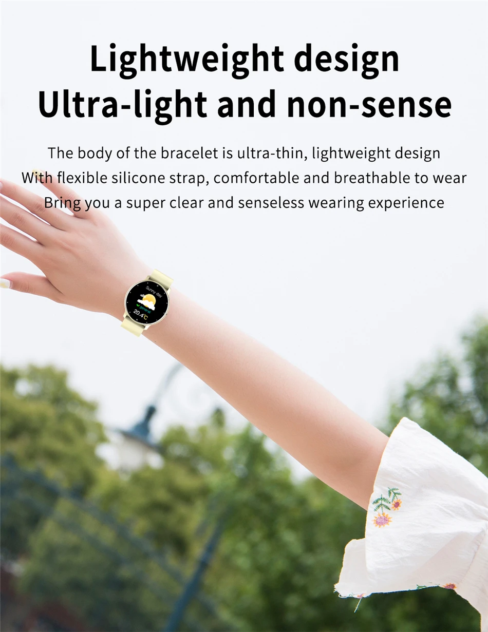 LIGE 2026 Smart watch Ladies Full touch Screen Sports Fitness watch IP67 waterproof Bluetooth For Android iOS Smart watch Female