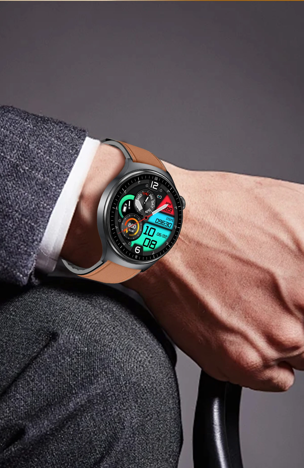 2026 New Accurate Diagnosis ECG Smart Watch Body Fat Blood oxygen BP Health Sport HD AMOLED Screen call Smart watch Men women