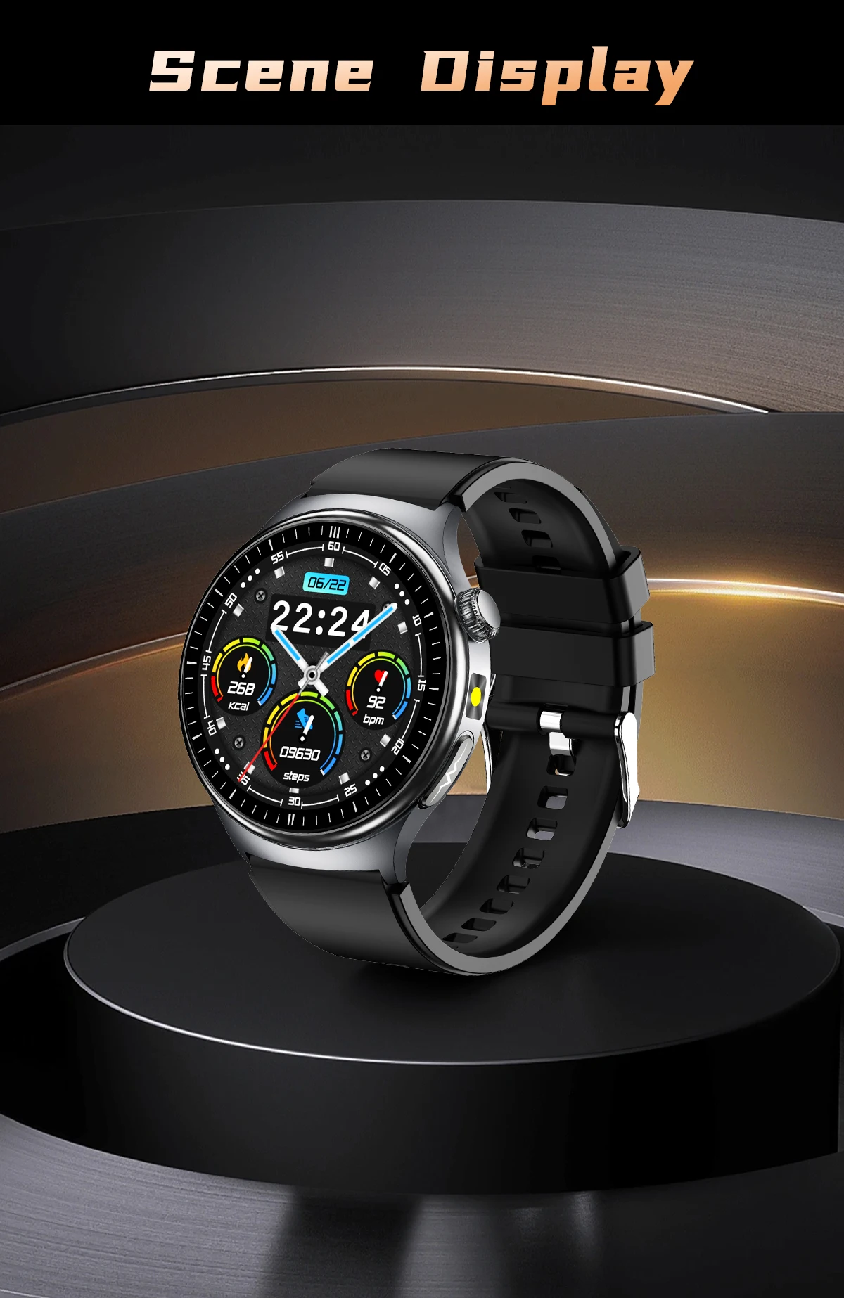 2026 New Accurate Diagnosis ECG Smart Watch Body Fat Blood oxygen BP Health Sport HD AMOLED Screen call Smart watch Men women