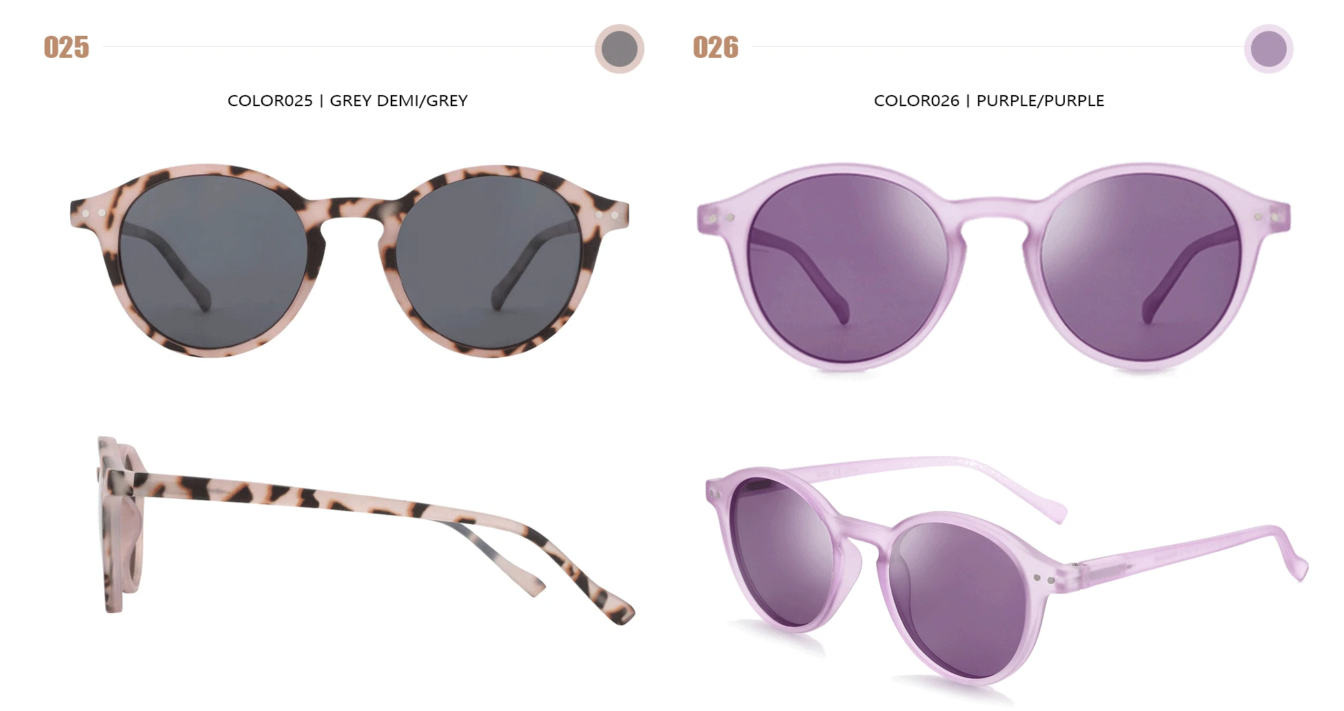 ZENOTTIC (S Size) Retro Circular Polarized Sunglasses 2026 2025 Men Women Vintage Small Round Sun Glasses UV400 Goggles Shades