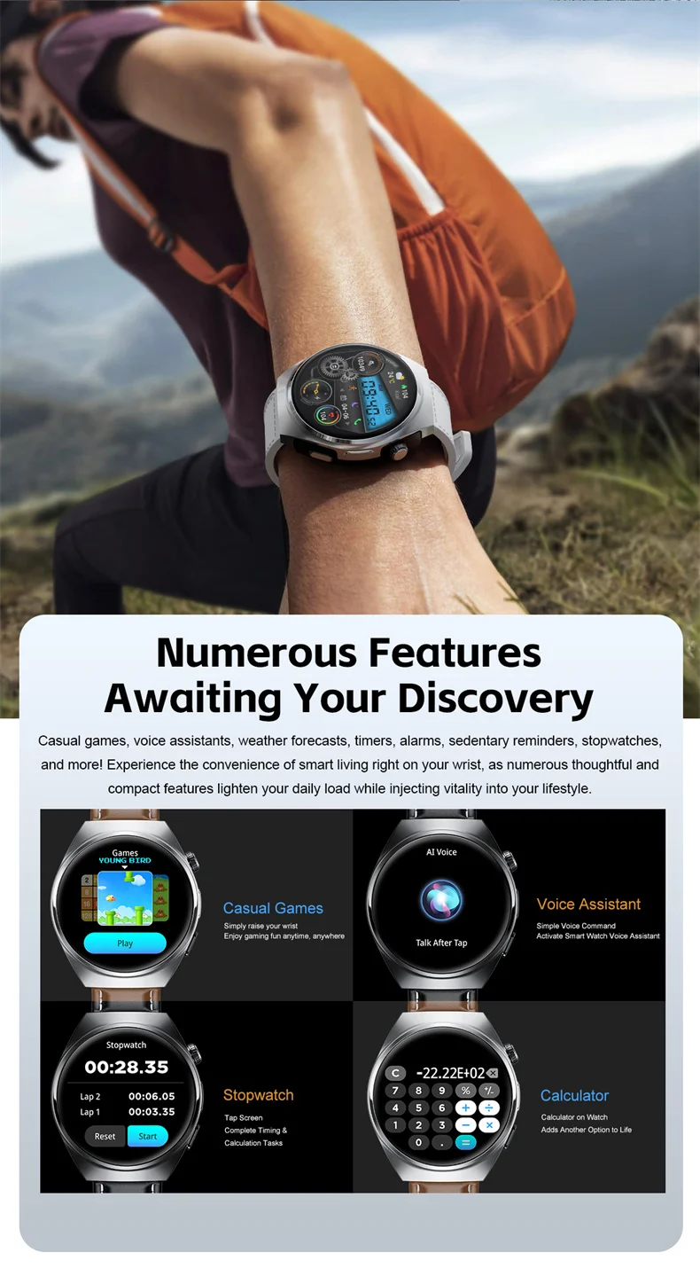 2026 New Man Smart Watch TWS Headset Two In One Wireless Bluetooth Dual Earbuds Call Health Monitor Sport Tracker NFC Smartwatch