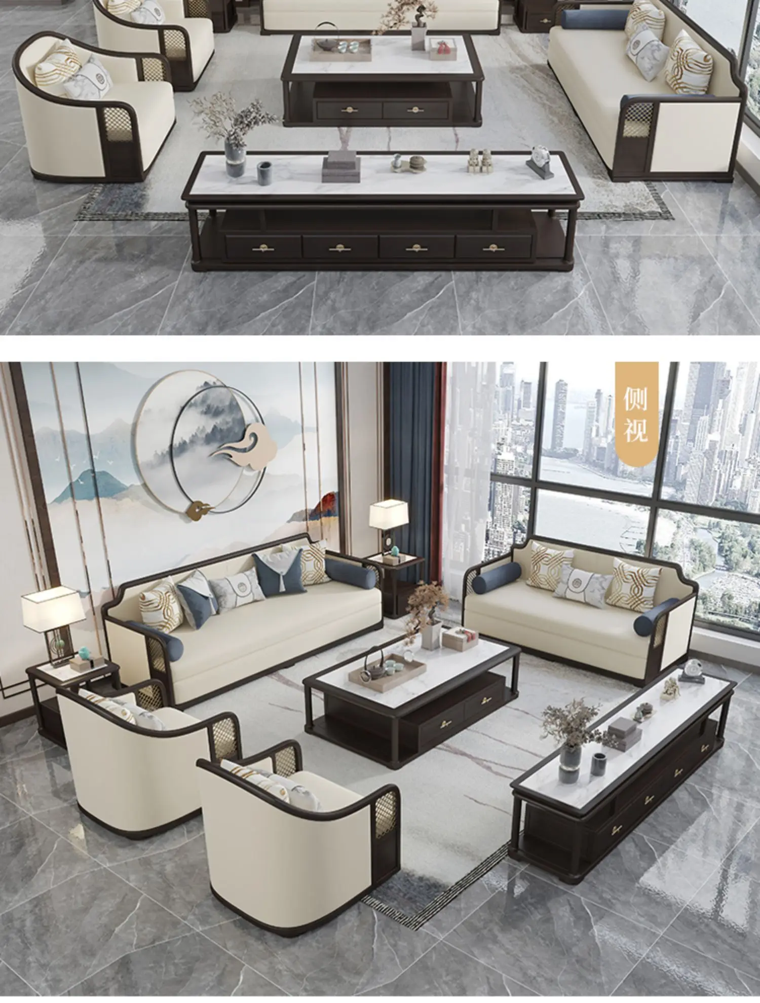 Designer Minimalist Living Room Sofa Set Fabric Modular Relaxing Cozy Simple Sofa Set Modern Nordic Divani Home Furniture